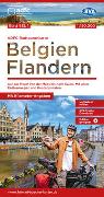 ADFC-Radtourenkarte BEL 1 Belgien Flandern 1:150.000, reiß- und wetterfest, E-Bike geeignet, GPS-Tracks Download, mit Kilometer-Angaben