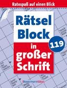 Rätselblock in großer Schrift 119 (5 Exemplare à 2,99 €)