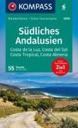 KOMPASS Wanderführer Südliches Andalusien, Costa de la Luz, Costa del Sol, Costa Tropical und Costa Almeria, 55 Touren mit Extra-Tourenkarte