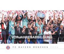 N NEUMANNVERLAGE - FC Bayern München 2025 Posterkalender, 60x50cm, Fußball-Kalender mit Motiven der Stars, Fan-Kalender mit Fußball-Highlights, Spiralbindung und deutsches Kalendarium