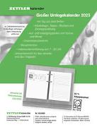 Zettler - Großer Umlege-Kalender 2025, 10,5x14,2cm, Bürokalender mit 360 Seiten, 1 Tag auf 2 Seiten, Arbeitstage-, Tages-, Wochen- und Zinstagezählung, 2-fach-Lochung und deutsches Kalendarium