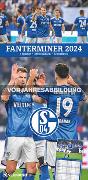 N NEUMANNVERLAGE - FC Schalke 04 2025 Fan-Timer, 22x45cm, Fußball-Familienplaner mit 5 Spalten und Motiven der Stars, Fan-Kalender mit Fußball-Highlights, Ferientermine und deutsches Kalendarium