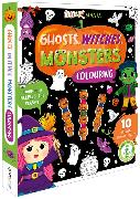 Ghosts, Witches, Monsters Colouring