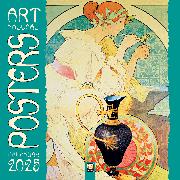 Art Nouveau Posters Wall Calendar 2025 (Art Calendar)