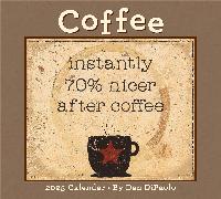 Coffee 2025 Deluxe Wall Calendar