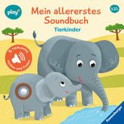 Ravensburger Play+ Mein allererstes Soundbuch: Tierkinder, Baby-Buch ab 1 Jahr