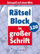 Rätselblock in großer Schrift 120 (5 Exemplare à 2,99 €)