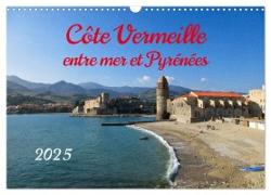 Côte Vermeille entre mer et Pyrénées (Calendrier mural 2025 DIN A3 vertical), CALVENDO calendrier mensuel