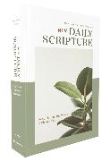 NIV, Daily Scripture, Paperback, White/Sage, Comfort Print