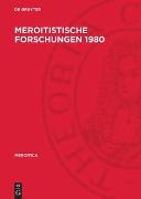 Meroitistische Forschungen 1980