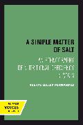 A Simple Matter of Salt