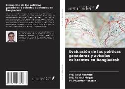 Evaluación de las políticas ganaderas y avícolas existentes en Bangladesh