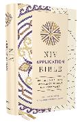 NIV Application Bible, Hardcover, Multi-Cream, Red Letter, Comfort Print