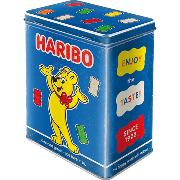 Vorratsdose L. HARIBO / Enjoy the Taste blue