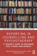 Reporting in Counselling and Psychotherapy