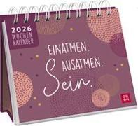 Mini-Wochenkalender 2026: Einatmen. Ausatmen. Sein