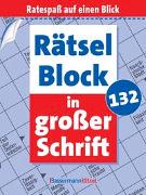 Rätselblock in großer Schrift 132 (5 Exemplare à 2,99 €)