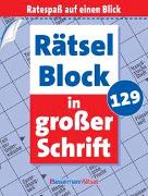 Rätselblock in großer Schrift 129 (5 Exemplare à 2,99 €)