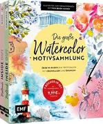 Die große Watercolor-Motivsammlung – über 90 Bilder zum Fertigmalen