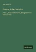 Oeuvres de Paul Verlaine