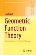 Geometric Function Theory