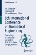 6th International Conference on Biomedical Engineering