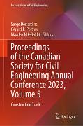 Proceedings of the Canadian Society for Civil Engineering Annual Conference 2023, Volume 5