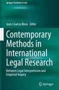 Contemporary Methods in International Legal Research