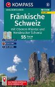 KOMPASS Wanderführer Fränkische Schweiz mit Oberem Maintal und Hersbrucker Schweiz, 55 Touren mit Extra-Tourenkarte