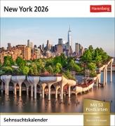 New York Sehnsuchtskalender 2026 - Wochenkalender mit 53 Postkarten