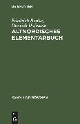 Altnordisches Elementarbuch