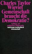 Wieviel Gemeinschaft braucht die Demokratie?