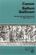 Bellum Gallicum. Wortkunde und Kommentar. Heft 1, Buch I - IV